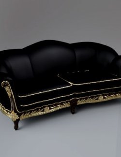 Royal Luxury Sofa 3D Model AQ3D