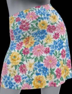 Skirt with Floral Pattern for G9