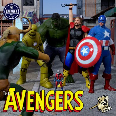 Click here to see preview images for "Marvel Avengers Classic Bundle with Loki Exclusive Outfit G8" Marvel Avengers Classic Bundle with Loki Exclusive Outfit G8