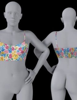 Bra with Floral Pattern for G9