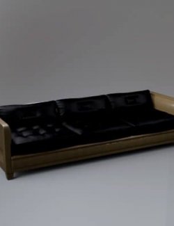 Elegant Modern Couch AQ3D