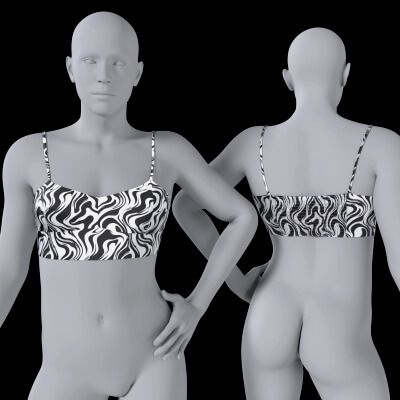 Click here to see preview images for "Bra With Zebra Pattern for G9" Bra With Zebra Pattern for G9
