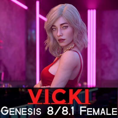 Click here to see preview images for "Vicki for Genesis 8 Female" Vicki for Genesis 8 Female