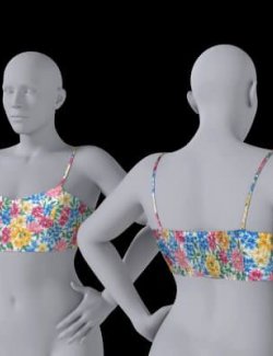 Bra with Floral Pattern for G9