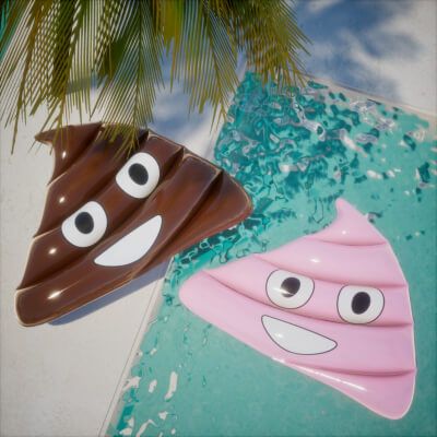 Click here to see preview images for "Poop Emoji Pool Float" Poop Emoji Pool Float