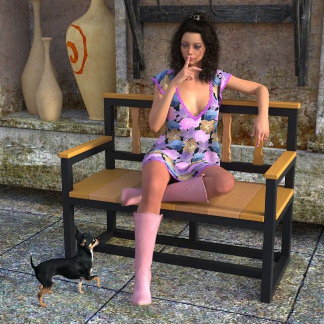 Click here to see preview images for "DA-Country for Kiki Mini Dress and Boots for G8/8.1 Females by Rhiannon" DA-Country for Kiki Mini Dress and Boots for G8/8.1 Females by Rhiannon