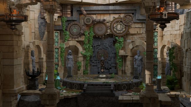 Click here to see preview images for "Temple Ruins Kit" Temple Ruins Kit