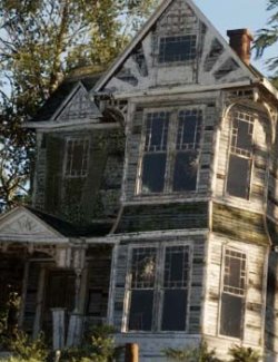 Broken-Down Victorian House