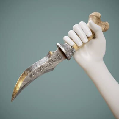 Click here to see preview images for "Sacrificial Ritual Dagger Prop with Poses G8" Sacrificial Ritual Dagger Prop with Poses G8