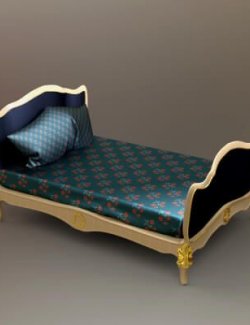 Modern Luxury Bed 3D Model AQ3D