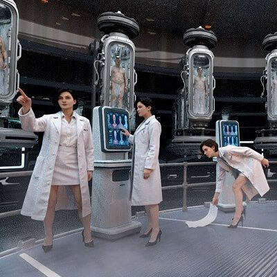 Click here to see preview images for "Cryo Bay 5 for DAZ" Cryo Bay 5 for DAZ