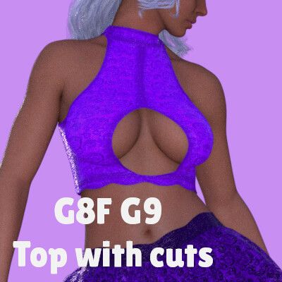 Click here to see preview images for "G8F G9 Top With Cuts" G8F G9 Top With Cuts