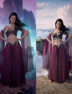Magical Backgrounds- 2-in-1 Bundle- Daz Studio