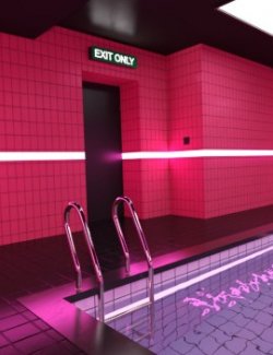 Party Pool Interior for DS Iray