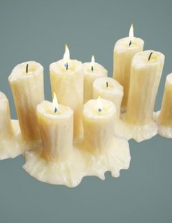 Candles Prop Set