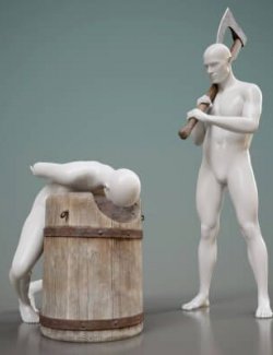 Execution Block and Axe Props with Poses G9