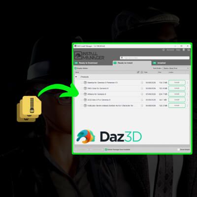 Click here to see preview images for "DAZ Packager" DAZ Packager