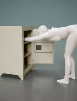 Security Floor Safe Prop with Pose G9