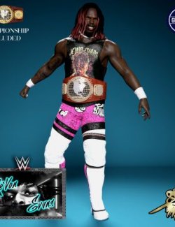 WWE JeVon Evans 2026 G8M Character Package
