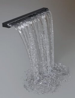 Modern Waterfall Shower 3D Model AQ3D