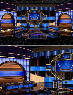 Game Show TV Studio Set - Vol 1
