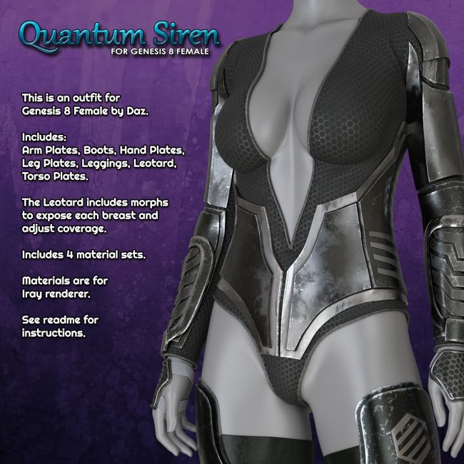 Click here to see preview images for "Exnem Quantum Siren for Genesis 8 Female" Exnem Quantum Siren for Genesis 8 Female