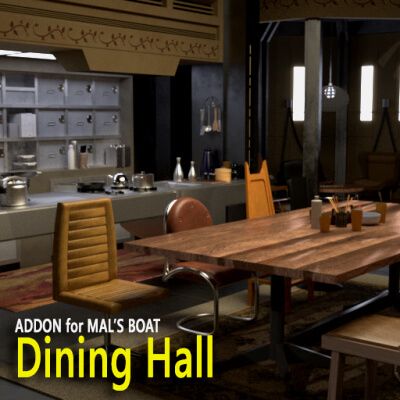 Click here to see preview images for "Mal's Boat: Dining Hall" Mal's Boat: Dining Hall