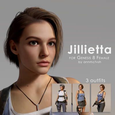 Click here to see preview images for "Jillietta for Genesis 8 Female" Jillietta for Genesis 8 Female