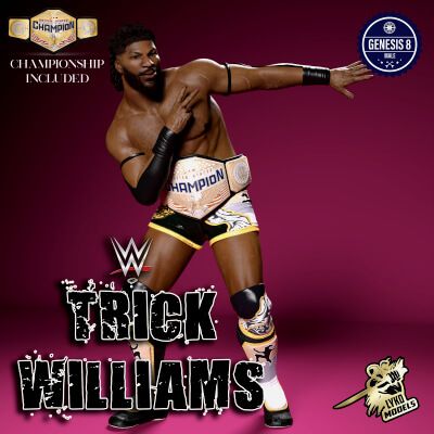 Click here to see preview images for "WWE Trick Williams 2026 G8M Character Package" WWE Trick Williams 2026 G8M Character Package
