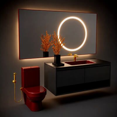Click here to see preview images for "Luxury Modern Bathroom 3D Model with Vanity and Mirror AQ3D" Luxury Modern Bathroom 3D Model with Vanity and Mirror AQ3D