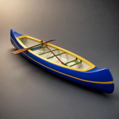 Click here to see preview images for "Modern Canoe Boat 3D Model AQ3D" Modern Canoe Boat 3D Model AQ3D