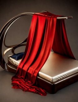 Luxury Canopy Bed 3D Model AQ3D
