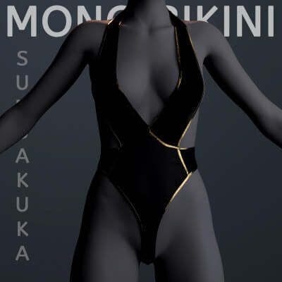 Click here to see preview images for "Sunsakuka Mono Bikini" Sunsakuka Mono Bikini