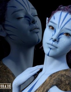 3D Neytiri-Inspired Character for Genesis 9 Female