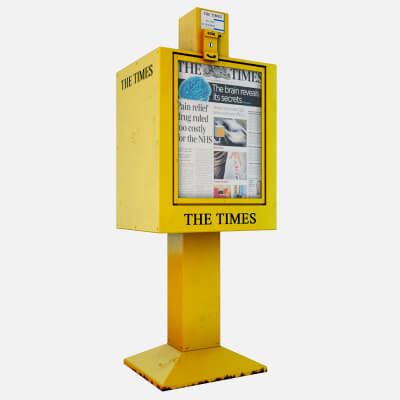 Click here to see preview images for "Newspaper Vending Machine Props" Newspaper Vending Machine Props