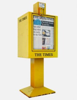 Newspaper Vending Machine Props