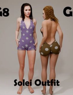 Solei Outfit for Genesis 8 Female - Genesis 9
