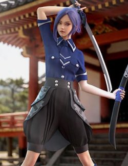 Taisho Ronin Outfit for G8F
