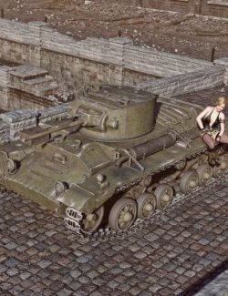 Valentine I Tank WT for DAZ3D