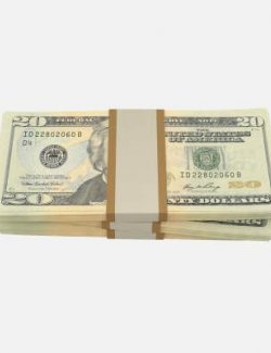 Packs of 20 Dollar Bills for Daz