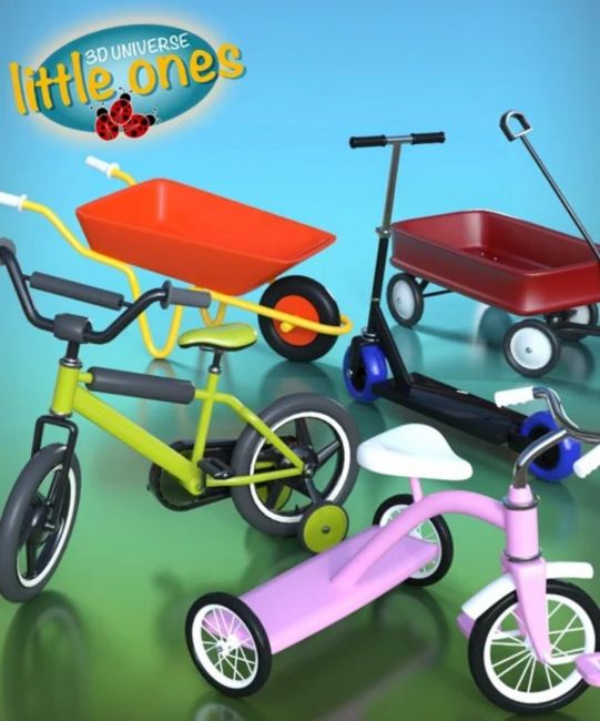Click here to see preview images for "Little Ones (Props) for Genesis 3" Little Ones (Props) for Genesis 3