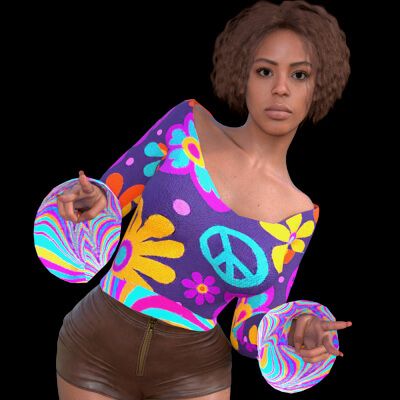 Click here to see preview images for "Genesis 9 70s Blouse" Genesis 9 70s Blouse