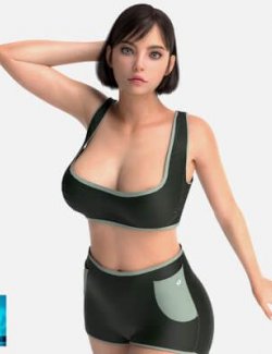 Sporty Two-Piece Outfit for Genesis 8