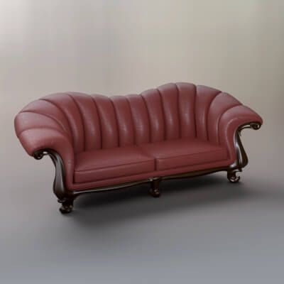 Click here to see preview images for "Classic Luxury Leather Sofa 3D Model" Classic Luxury Leather Sofa 3D Model