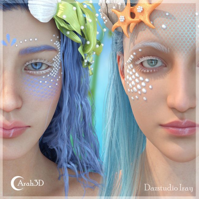 Click here to see preview images for "Arah3D Mermaid Pearls for G8F and G9" Arah3D Mermaid Pearls for G8F and G9