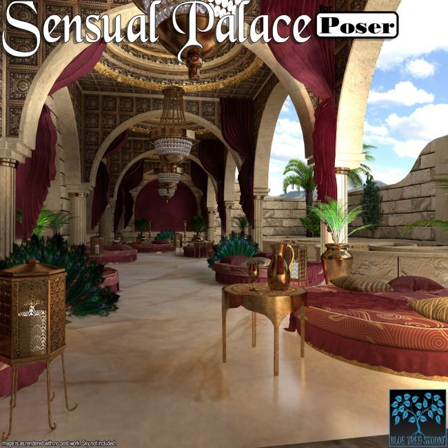 Click here to see preview images for "Sensual Palace for Poser" Sensual Palace for Poser