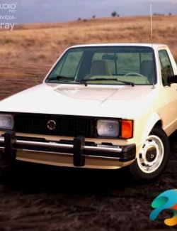 Volkswagen Pickup 1982 for DAZ Studio
