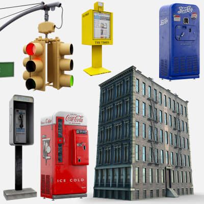 Click here to see preview images for "City Filling Props" City Filling Props
