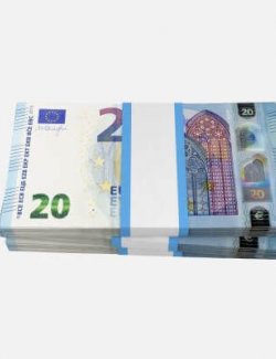 Packs of 20 Euro Bills for DAZ