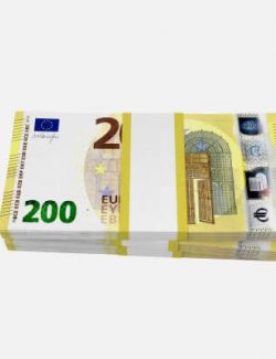 Packs of 200 Euro Bills for DAZ